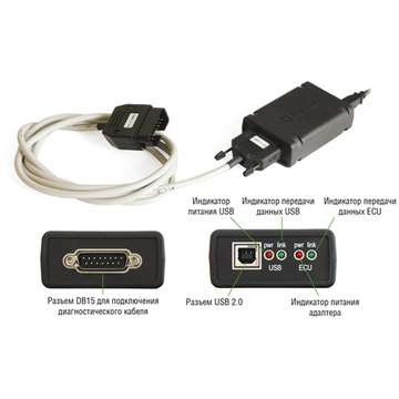 Диагностический адаптер USB-ECU AS 3