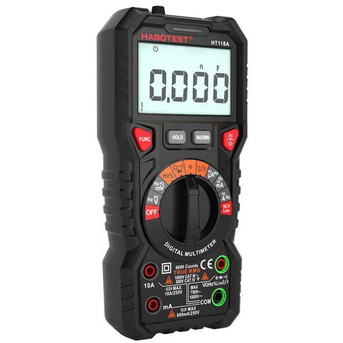 Цифровой мультиметр Habotest HT118A, True RMS