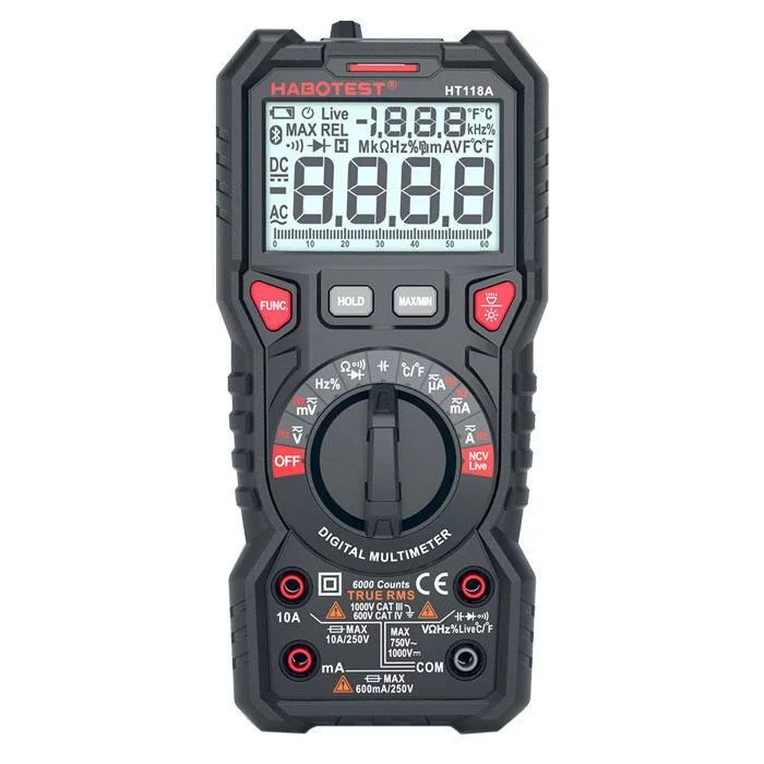 Цифровой мультиметр Habotest HT118A, True RMS