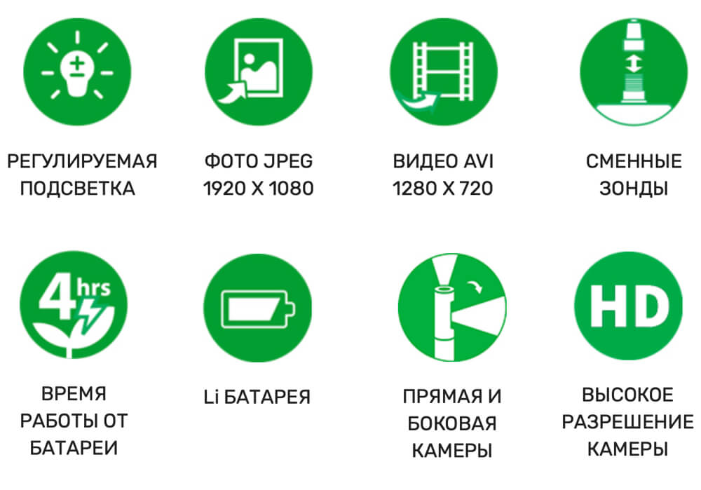 Видеоэндоскоп jProbe DT с двумя камерами