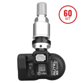 Датчик TPMS Autel MX-1 433МГц+315МГц, быстрофиксируемый, металл., серебристый, 60 шт.