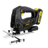 Лобзик аккумуляторный TECHNICOM TC-CJ520, 20В 2Ач, 0-2400 ход/мин, LED подсветка, 45° угол распила, 3 режима маятникового хода