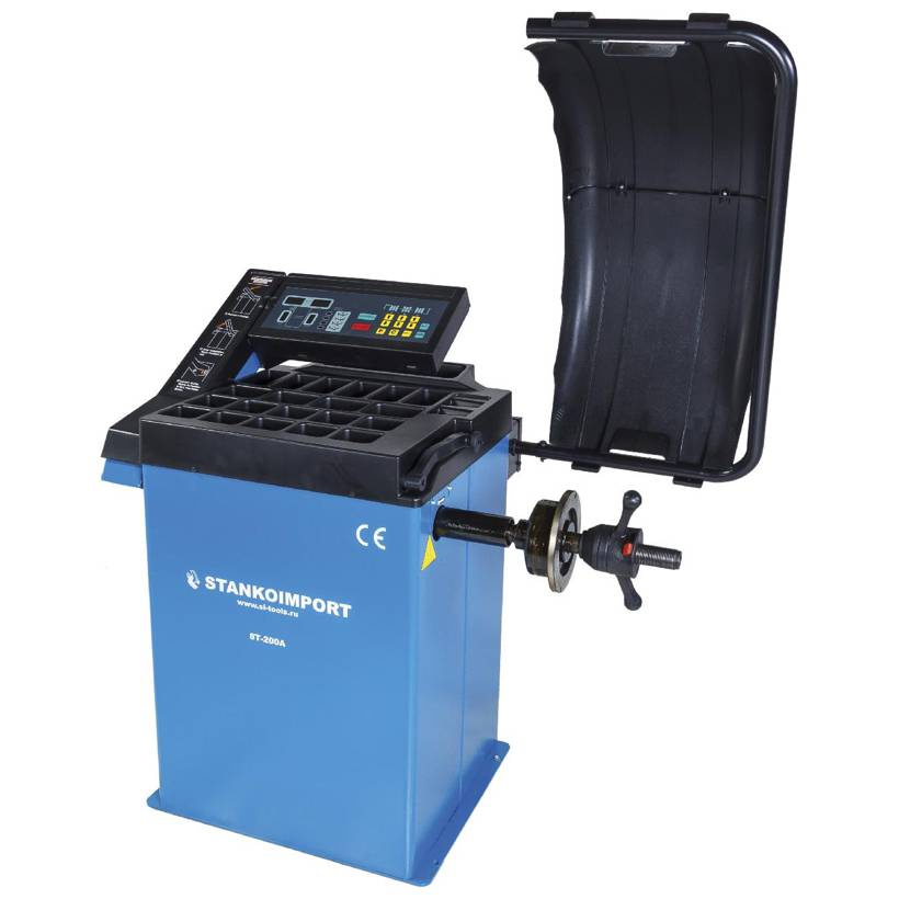 Балансировочный станок СТАНКОИМПОРТ ST-200A с ручным вводом (10"-24") 220В