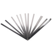 Набор щупов прямых удлиненных (300мм) для измерения зазора (0.038-1.016мм; 0,0015"-0,04"), 25 лезвий JTC-4292