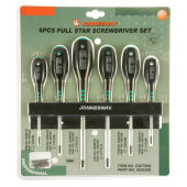 Набор отверток стержневых Jonnesway TORX® FULL STAR, 6 предметов