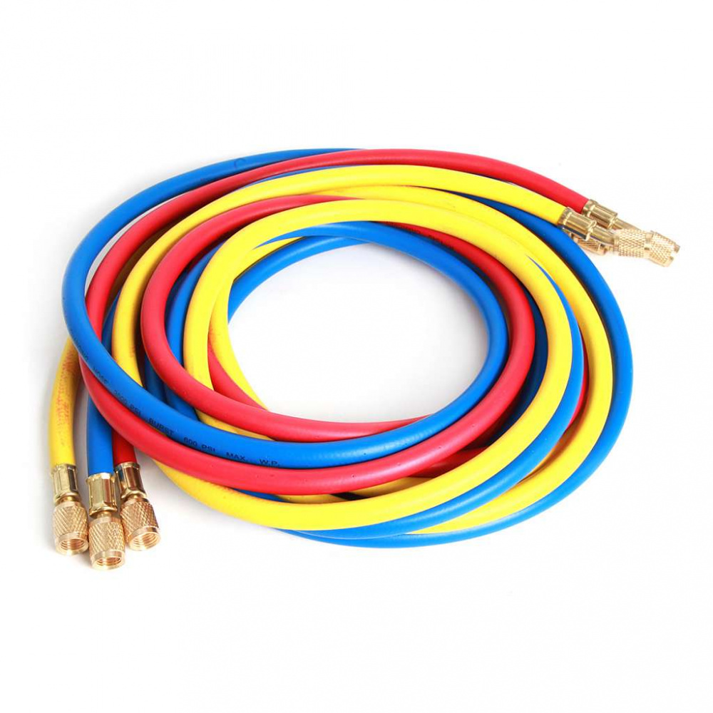 Шланги заправочные 3 м (набор из трёх шлангов) Car-Tool