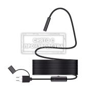 Видеоэндоскоп USB, 1Мп, 1600x1200, 3,5м, 8мм зонд iCartool IC-V101