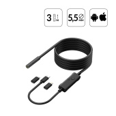Промышленный защищённый USB видеоэндоскоп iCartool IC-V553, 3м, 1920x1080