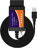 Диагностический адаптер ELM327 1.5 USB с переключателем HS-CAN/MS-CAN