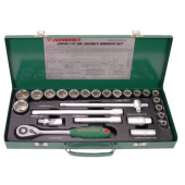 Набор головок торцевых Jonnesway S04H4125S 1/2"DR, 10-32 мм, 25 предметов