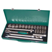 Набор головок торцевых Jonnesway S04H4524S 1/2"DR, 10-32 мм, 24 предмета