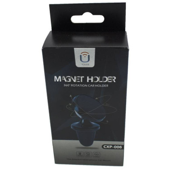 Автодержатель с креплением в воздуховод магнитный графитовый