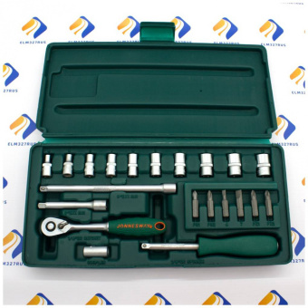 Набор головок торцевых Jonnesway S04H2721S 1/4"DR, 4-13 мм, 21 предмет