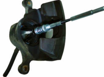 Хон для обработки тормозного цилиндра 19-64мм с тремя камнями 28.5x5x3мм (зернистость #220) JTC-1422