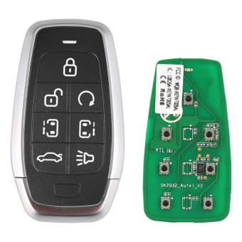 Смарт-ключ автомобильный Autel IKEY AT007AL, универсальный, 315/433 МГц, 7 клавиш (U,L,RS,LDS,RSD,T,