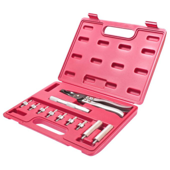 Набор инструментов для снятия и установки маслоотражательных колпачков в кейсе JTC-1717, 11 предметов