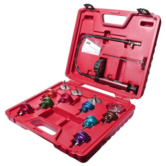 Набор для тестирования герметичности системы охлаждения JTC-1005, 14 предметов