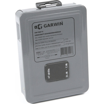 Набор метчиков М3 - 12, HSS, DIN352, 15 предметов GARWIN GM-TMS15