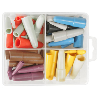 Набор заглушек и колпачков (3мм, 4мм, 6мм, 8мм, 9мм, 11мм, 12мм), 72 предмета, JTC-4206