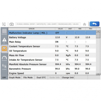 Диагностический сканер CARMAN SCAN AUTO-I 700