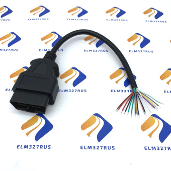 Штекер OBD2 (папа) с проводом
