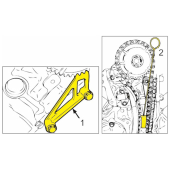 Набор фиксаторов для установки фаз ГРМ (Ford 4.6, 5.4, 6.8L) JTC-4461