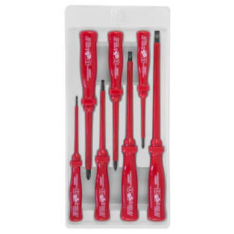 Набор отверток Jonnesway стержневых диэлектрических, 7 предметов