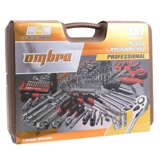 Набор инструментов универсальный, 131 предмет OMBRA OMT131S