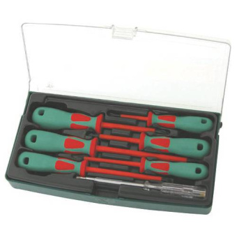 Набор стержневых диэлектрических отверток Jonnesway, 7 предметов