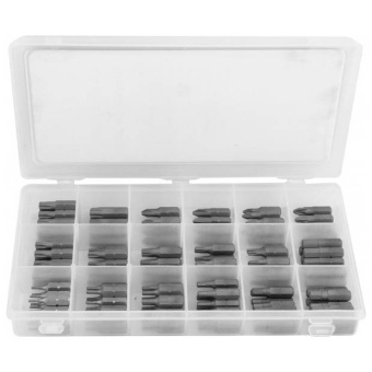 Комплект вставок-бит Jonnesway 1/4"DR, 18 видов по 10 штук