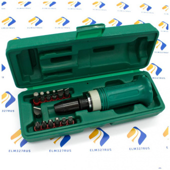 Ударная отвертка Jonnesway SL 5,6,8,10,12мм PH# 1,2,3,4 Hex 4,5,6,8, 14 предметов