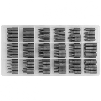 Комплект вставок-бит Jonnesway 1/4"DR, 18 видов по 10 штук