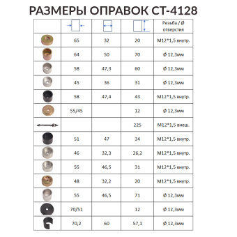Съемник  для замены сайлентблоков BMW Car-Tool CT-4128
