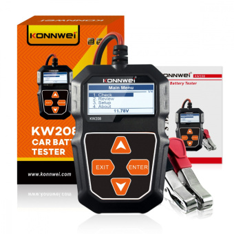 Тестер аккумуляторных батарей KONNWEI KW208