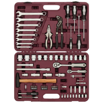 Набор инструментов универсальный Thorvik UTS0077, 77 предметов