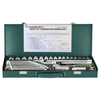 Набор головок торцевых Jonnesway S04H3536S 3/8"DR, 36 предметов