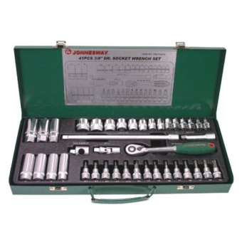 Набор головок торцевых Jonnesway S04H3141S 3/8"DR, 6-24 мм, 41 предмет