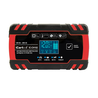 Импульсное зарядное устройство 12/24В с функцией восстановления iCartool IC-CH102