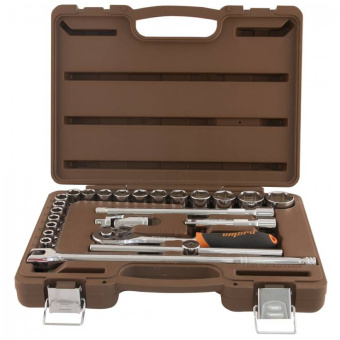 Набор головок торцевых с аксессуарами OMBRA 911224 1/2"DR, 8-32 мм, 24 предмета