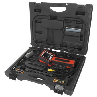 Бороскоп с двумя камерами JTC-4825B (диаметр зонда 8.5 мм, длина трубки 1 метр, LCD-дисплей 2.4")