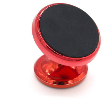 Автодержатель на шарнирной ножке магнитный красный