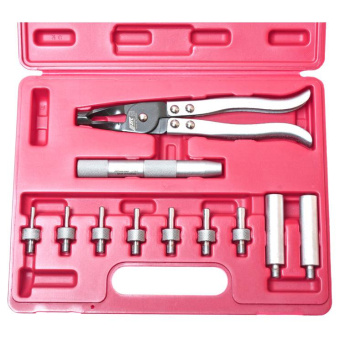 Набор инструментов для снятия и установки маслоотражательных колпачков в кейсе JTC-1717, 11 предметов