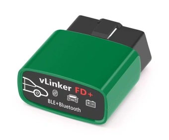 Диагностический адаптер с BLE и Bluetooth 4.0 для Android и iOS Vgate vLinker FD+