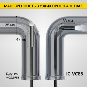 Промышленный защищённый видеоэндоскоп iCartool IC-VC85, 5м, 1920x1080, 4.3''