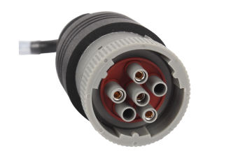 Кабель Jaltest JDC211A для диагностики техники с разъемом SAE J1587 (6-pin)