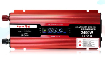 Инвертор с 24v в 220v 2400W
