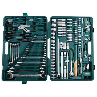 Набор инструментов универсальный, 128 предметов JONNESWAY S04H524128S