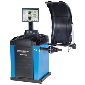 Балансировочный стенд СТАНКОИМПОРТ ST-303A (M) автоматический с монитором (10"-24") 220В