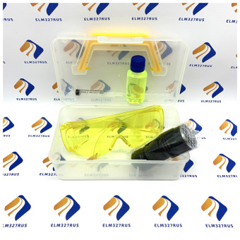 Ультрафиолетовый набор (УФ фонарь, защитные очки, дымовая жидкость УФ 30 мл)