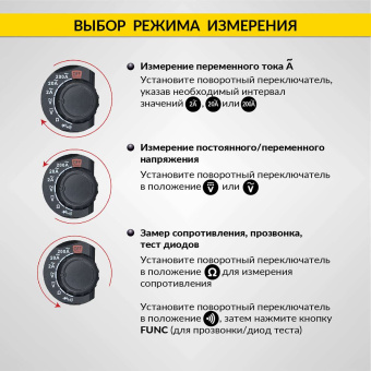 Токовые клещи переменного тока 200A iCartool IC-M200A